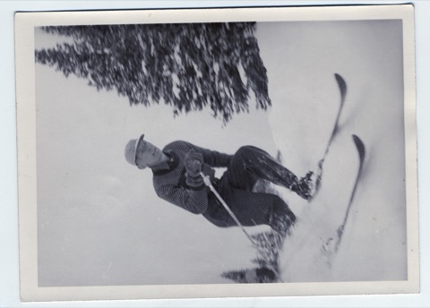 1936 Aaron Schenk — On the mountain