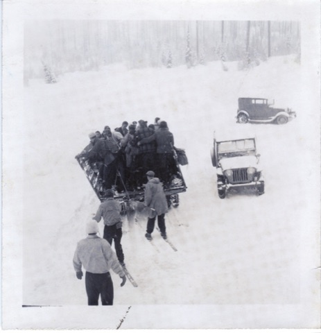 People being Hauled