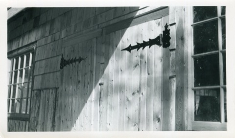 1947 Building New Lodge Front Doors