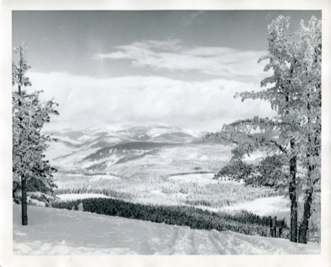 1950s View of Little Belts from near top of mountain