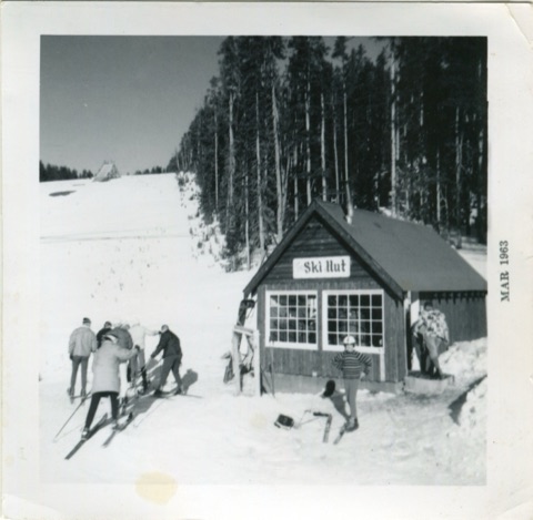 1963 Steve Hasterlik at Original Ski Hut