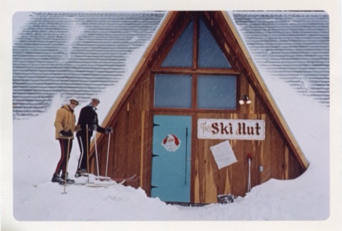 1965 The SKi Hut with Jim Hasterlik in front