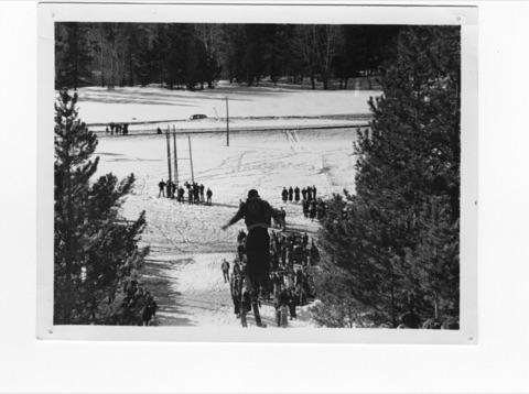 1950s Long Jump near Showdown
