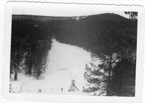 1950s shot of base area