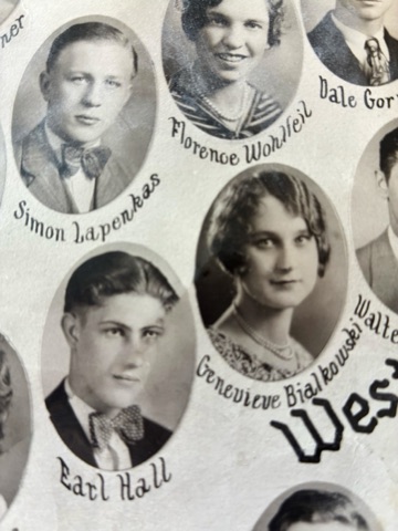 1929 Dr. Earl Hall — High School Yearbook Photo