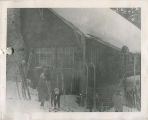 1950s Lodge with People