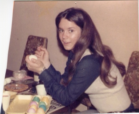 1960s Girl Easter Eggs