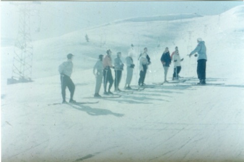 1960s Group of Skiers