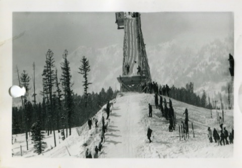1966 Bozeman — Huge ski jump