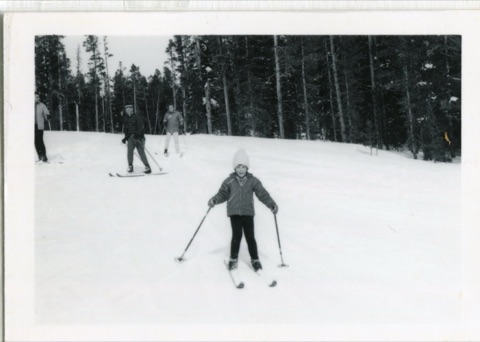 1966 Lynn Hall Skiing