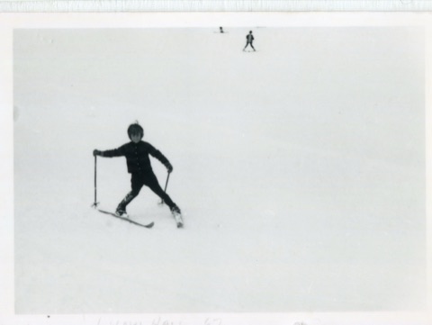1966 Child Skiing