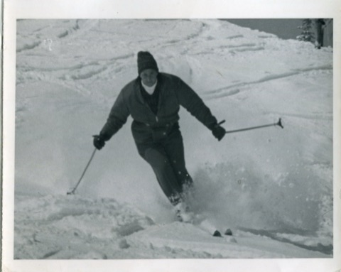 1970 Man Skier