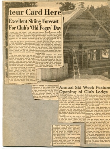 1948 Cool Newspaper design about new lodge