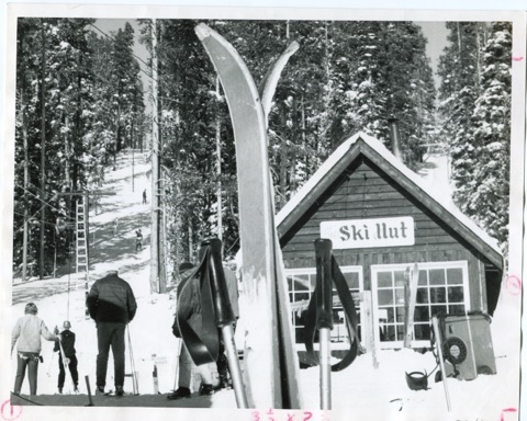 1962 Ski Hut and Poma Lift