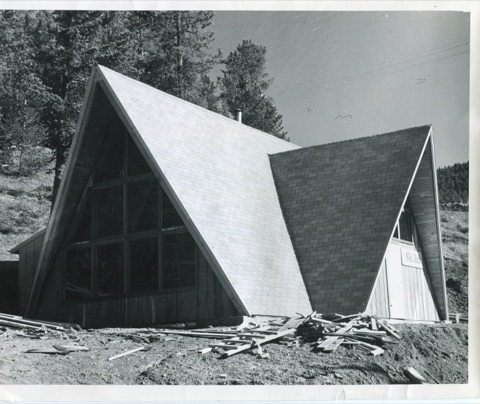 1964 Ski Hut almost built