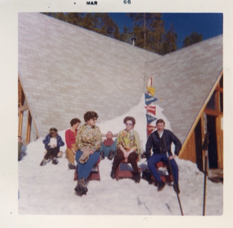1966 Kathy Shields, Eldon 2nd season in new Ski Hut