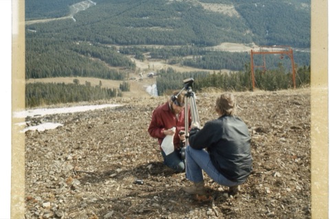 1974 Film Crew at Showdown Two guys with cameras at top