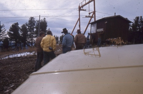 1974 Film Crew at Showdown talking