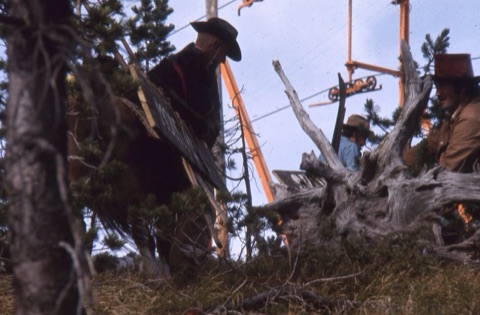 1974 Film Crew at Showdown the scene