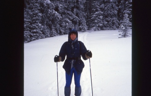 1980s Cross Country Skiers Near Showdown in the Little Belts 5