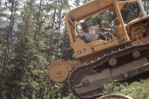 1980s Joe Pinki in D7 on hill