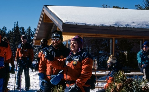 1980s Glen Anacker, Mel Carnahan — Top Rock — Group of Ski Patrollers
