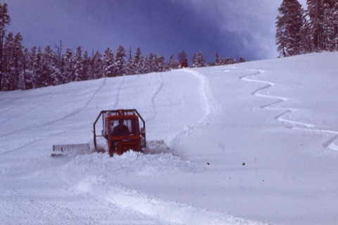 1980s Snow Groomer