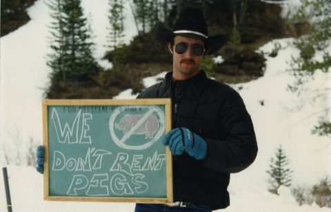 1980s Todd young we don't rent pigs