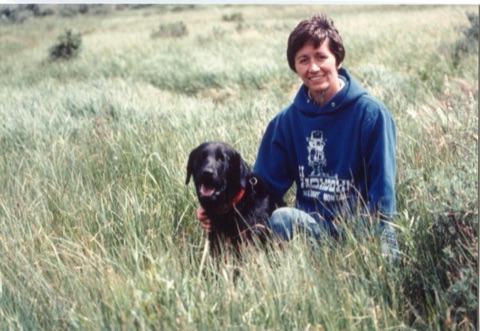 1982 Margie Willett and Ben the Dog