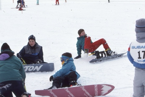 1989 Snowboard comp