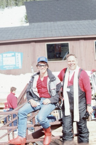 1989 unknown man and woman on lodge deck