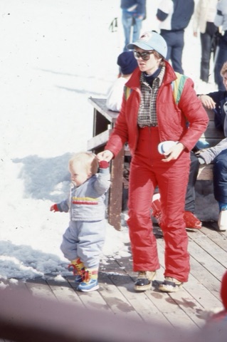 1989 unknown person with kid on deck