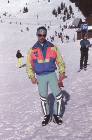 1990s Dave Broquist Instructor posing for cam