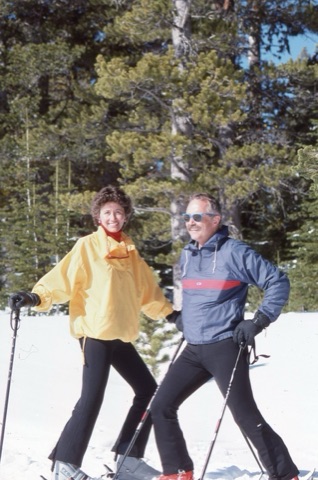 1990s George and Margie on Skiis