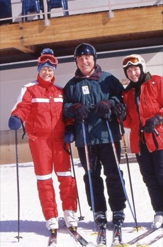 1990s Jean Roberts and 2 unknown by lodge