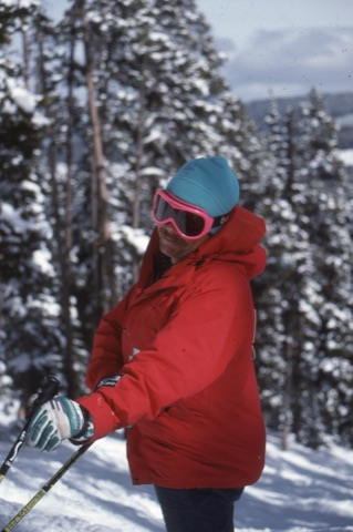1990s Joe Blanchard ski patrol on mountain