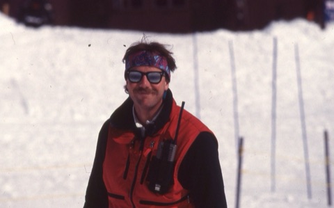 1990s Joe Blanchard ski patrol smiling