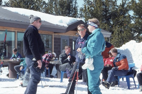 1990s Johnny Kowalski, Chris Quinn, Pat Rice, Bill Holzeimer Ski patrol