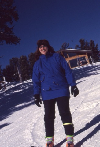 1990s Kathy Sulser in blue jacket