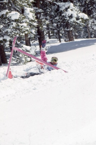 1990s Lyle Cgilar happy ski wreck