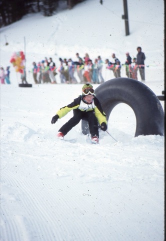 1990s Matt Mesaros in Obstacle course