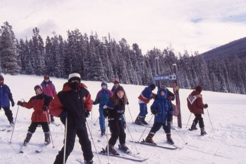 1990s PE group on the mountain