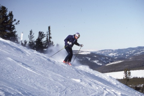1990s Phil Rostad — On the Mountain — Skiing