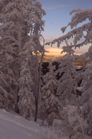 1990s Scenic Snow on mountain