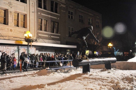 2015 Great Falls Christmas Stroll Rail Jam Facebook Post from 12-05-2015