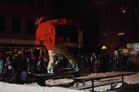 2015 Great Falls Christmas Stroll Rail Jam Facebook Post from 12-05-2015