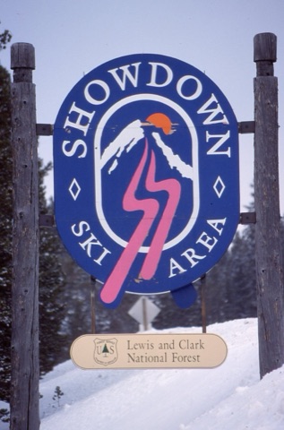 1990s Showdown Sign