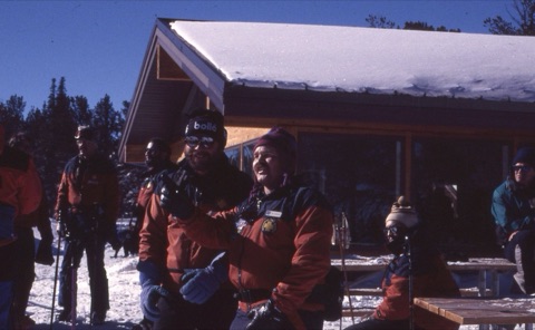 1990s Ski Patrol Mel C and Glen Anicker