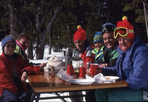 1990s Ski bums on Deck