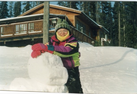 1990s Tyler Meeks, Charley Willett — The Showdown House — Building a Ninja Turtles snowman
